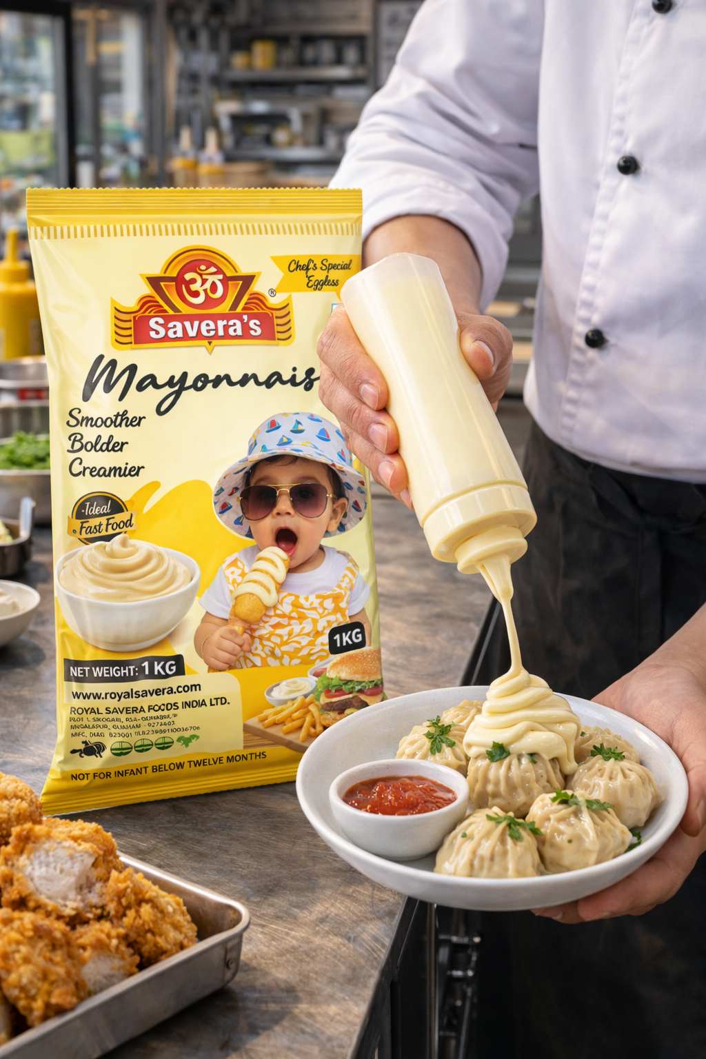 Mayonnaise (Eggless) 1kg view 3